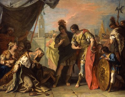 Alexander and the Family of Darius by Sebastiano Ricci