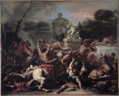 Battle Between Lapiths and Centaurs by Sebastiano Ricci