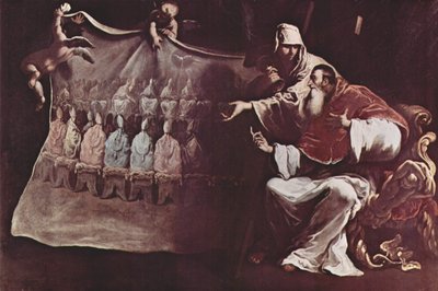 Pope Paul III Inspired by Faith in the Ecumenical Council by Sebastiano Ricci