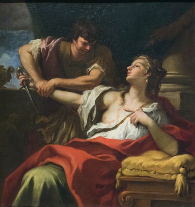 Roman Lucretia (late 17th century) by Sebastiano Ricci