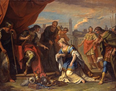 The Continence of Scipio by Sebastiano Ricci