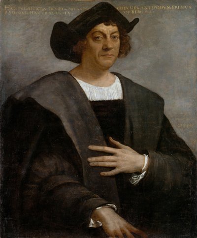 Portrait of a Man, Said to be Christopher Columbus by Sebastiano del (c.1485 1547) Piombo