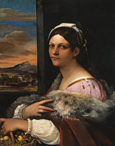 Portrait of a Young Roman Woman by Sebastiano del Piombo