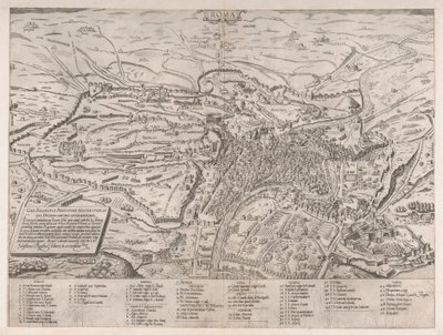 Speculum Romanae Magnificentiae: View of Rome from the North by Sebastiano di Re