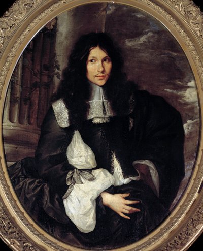 Portrait of a Man (Long Presumed Jean Fouquet) by Sebastien (school of) Bourdon