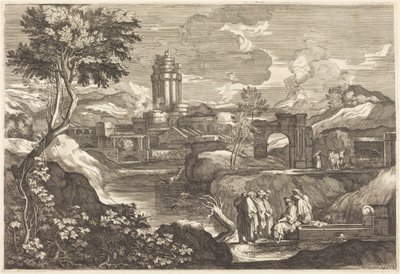 Jesus Telling the Parable of the Father who Sends his Workers to his Vineyard by Sébastien Bourdon