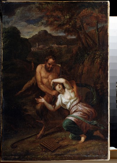Pan and Nymph Syrinx by Sébastien Bourdon