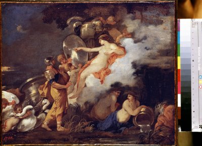 Venus and Aeneas by Sébastien Bourdon