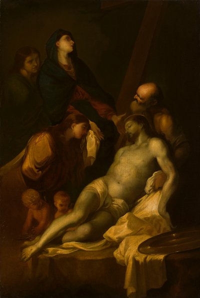 Descent from the Cross by Sébastien Bourdon