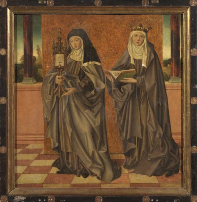 Saints Clare and Elizabeth by Seilern Master