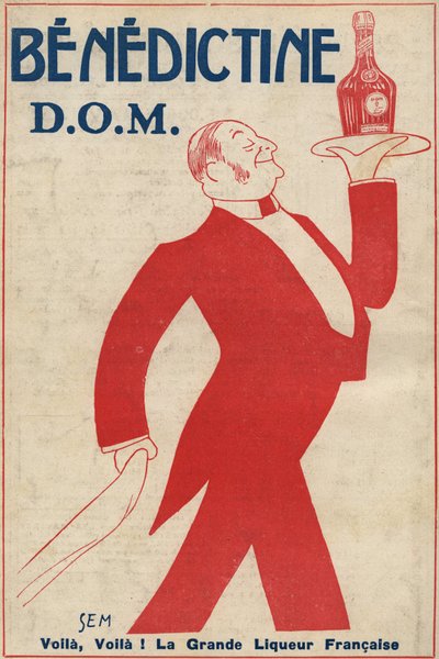 Advertising for the digestive liqueur 