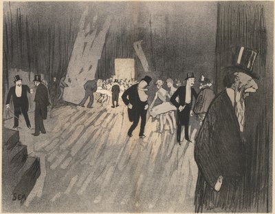 Backstage of the Ballet by Sem