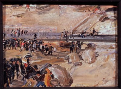 Promenade in San Remo (Italy) by Semen Gavriilovich Nikiforov