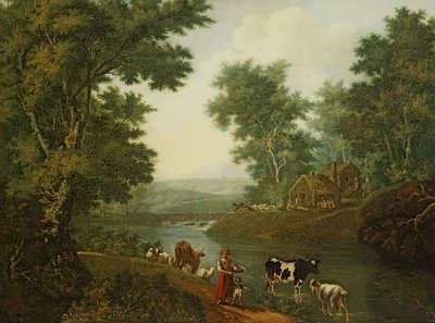 Landscape in the Surroundings of Saint Petersburg by Semyon Fyodorovich Shchedrin
