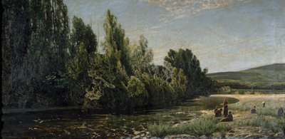 The Banks of the River Bormida, Italy by Serafin Avendano