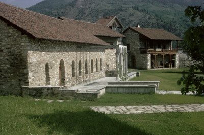 Refectory and guest house, late 12th century by Serbian School
