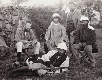 Group of Explorers, Judea District, Palestine, 1867 by Sergeant Henry Phillips