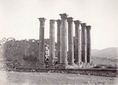 Temple of Artemis from the South-East, Jerash, 1867 by Sergeant Henry Phillips