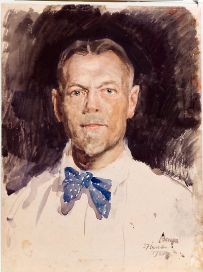Self-Portrait by Sergei Arsenevich Vinogradov