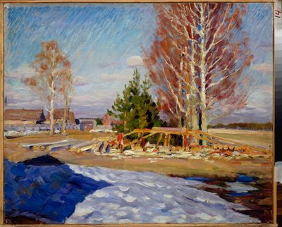 Spring Landscape by Sergei Arsenevich Vinogradov