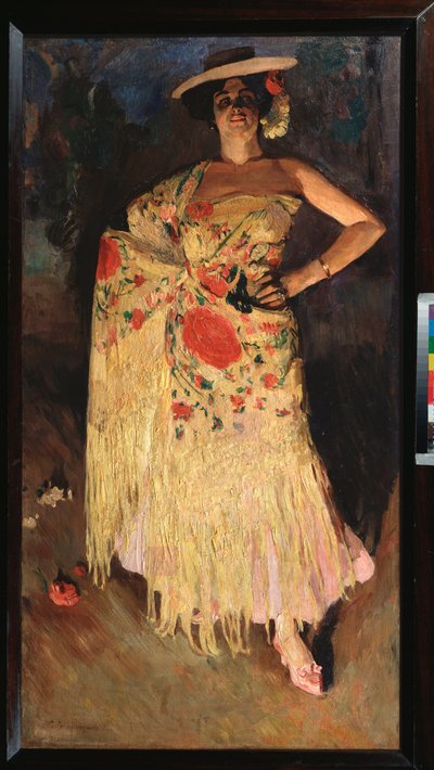 A Dancer by Sergei Arsenevich Vinogradov