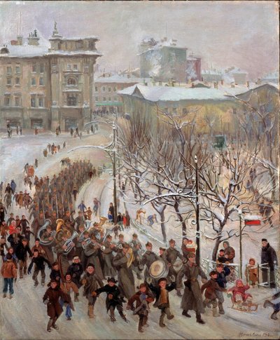 The Red Army Men by Sergei Ivanovich Markin