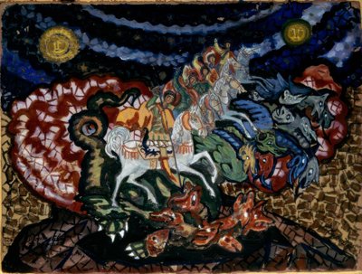 Design of a Stage Curtain for the Play Triumph by Sergei Jurjewitsch Sudeikin
