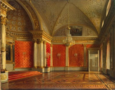 The Small Throne Room of the Winter Palace by Sergei Konstantinovich Zaryanko