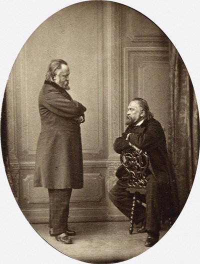 Herzen against Herzen. Double Portrait of Aleksandr Ivanovich Herzen by Sergei Lvovich Levitsky
