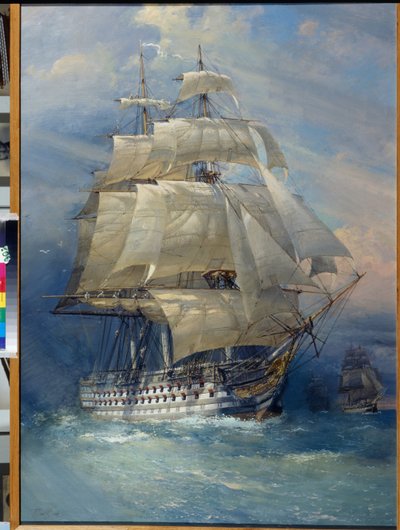 Russian First Rate Ship of the Line Rossia by Sergei Varlenovich Pen
