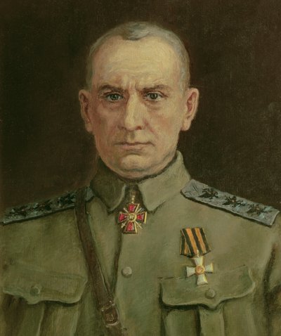 Supreme Ruler and Russian Admiral A. Kolchak (1874-1920) by Sergei Varlenovich Pen