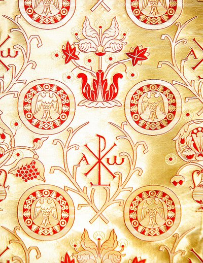 Olovyanishnikov Manufactory Gold Satin, early 20th century by Sergei Vashkov