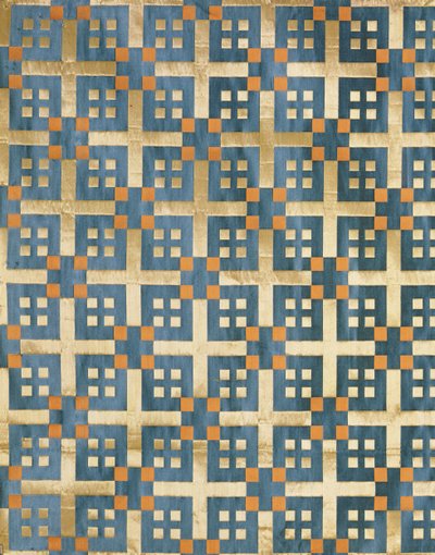 Olovyanishnikov Manufactory Half-Silk Satin, Early 20th Century by Sergei Vashkov