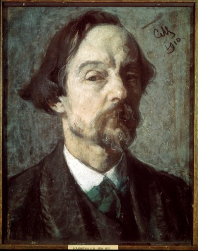 Self-Portrait by Sergei Vasilievich Malyutin