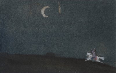 Illustration to The Tale of the Dead Princess and the Seven Knights by Sergei Vasilievich Malyutin