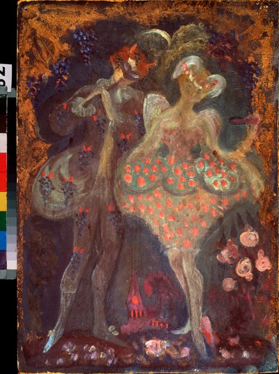 Cupid and a Faun by Sergei Yurevich Sudeikin