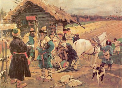 Yuris Day Saint George Day, 1908 by Sergej Vasilevic Ivanov