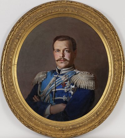 Portrait of the Emperor Alexander III by Sergey Konstantinovich Zaryanko