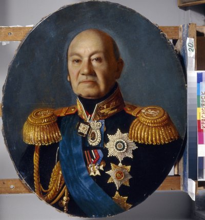 Portrait of Count Arseny Andreyevich Zakrevsky by Sergey Konstantinovich Zaryanko