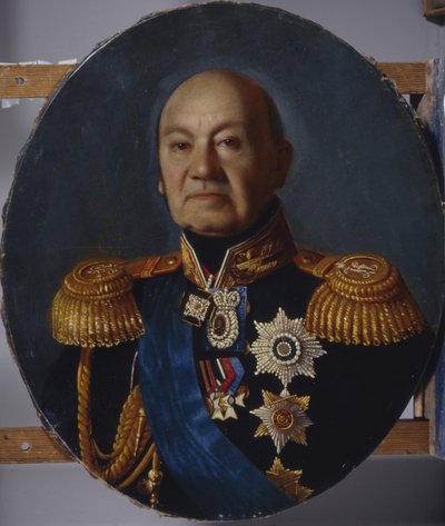 Portrait of Count Arseny Andreyevich Zakrevsky by Sergey Konstantinovich Zaryanko