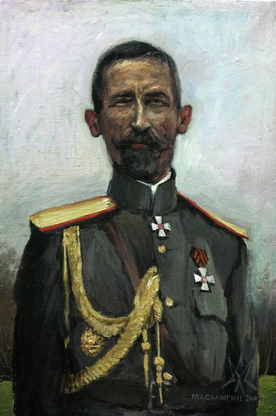 Lavr Georgiyevich Kornilov by Sergey Lvovich Masalygin