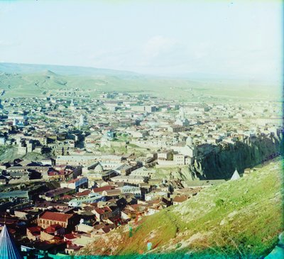 View of Tiflis (now Tbilisi) from the grounds of Saint David