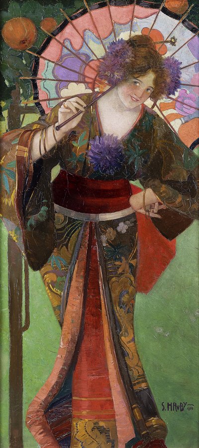 Geisha by Sergius Hruby