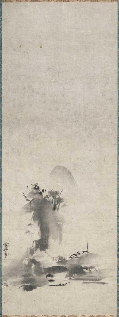 Haboku, Splashed Ink Landscape by Sesshû Tôyô