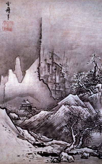Winter Landscape by Sesshû Tôyô