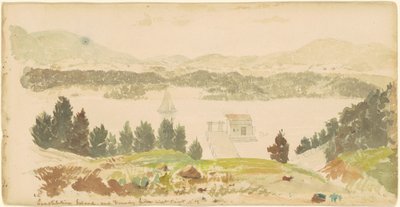Constitution Island and Foundry from West Point, New York by Seth Eastman