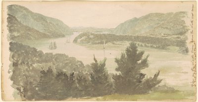 View of the North River from the North West Corner of Fort Clinton—West Point by Seth Eastman
