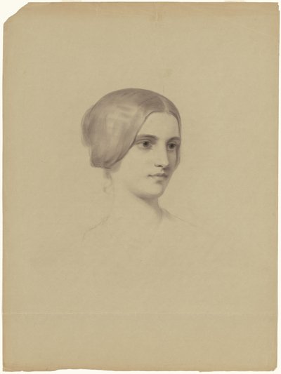Head of a Young Woman by Seth Wells Cheney