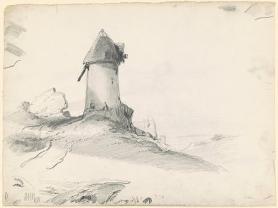 Landscape with Mill by Seth Wells Cheney