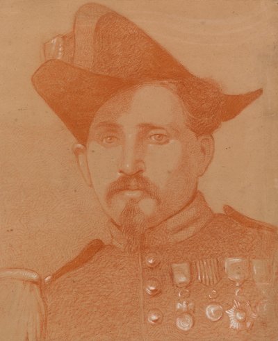 Portrait of an Italian Soldier by Severin Falkman